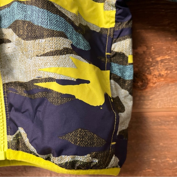 NWT Patagonia Reversible Puff-Ball Jacket Blue camo 6-12 Months - Picture 4 of 9